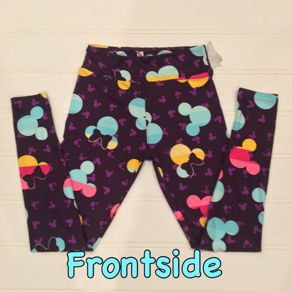 ❌SOLD❌LuLaRoe OS Vibrant Mickey Leggings (Disney) - Picture 2 of 3